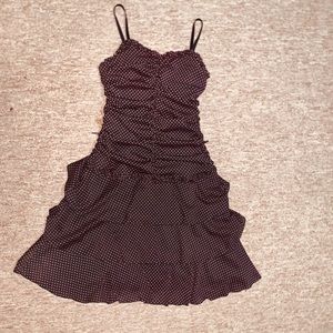 Polkadots Dress with Ruffles.